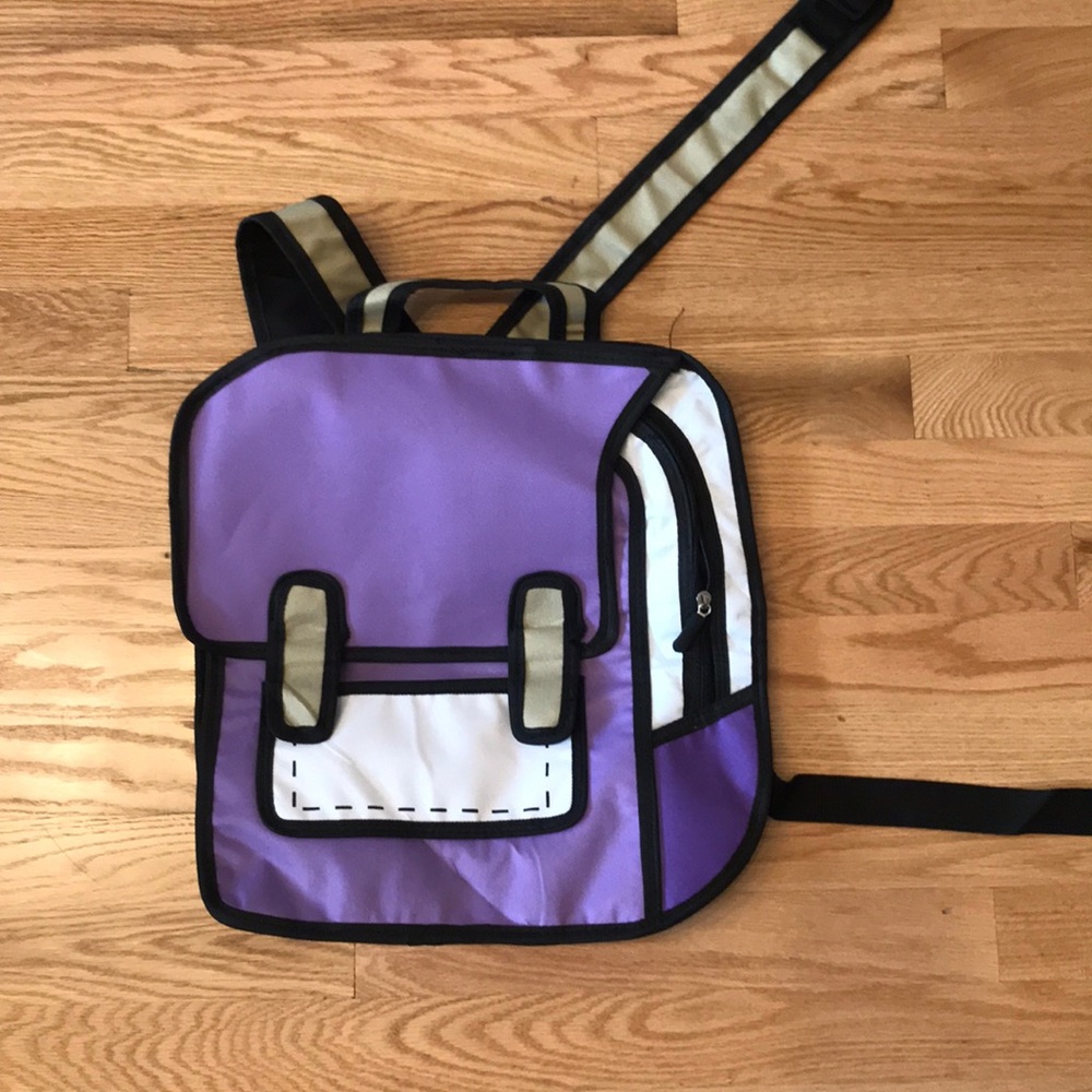 Purple 2D Backpack